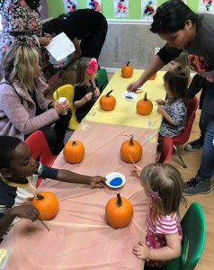 Fall Festival Fun - Pumpkin Painting
