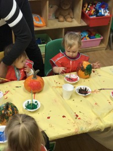 Fall Festival Fun - Pumpkin Painting